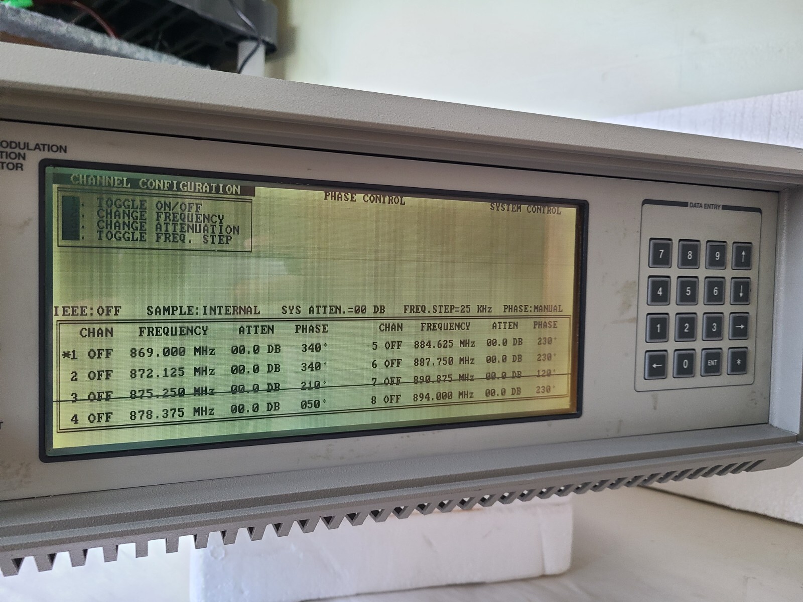 RDL IMD801D-03A Intermodulation Distortion Simulator, Powers ON, AS IS For Parts