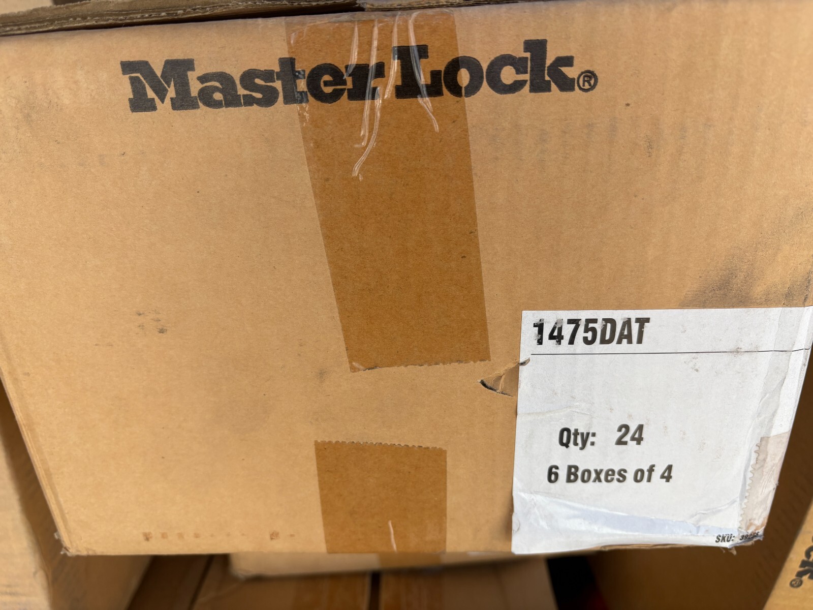 24 Pack - Master Lock 1475DAT Solid Trailer Coupler Latch Lock 9/32" 7mm Lot