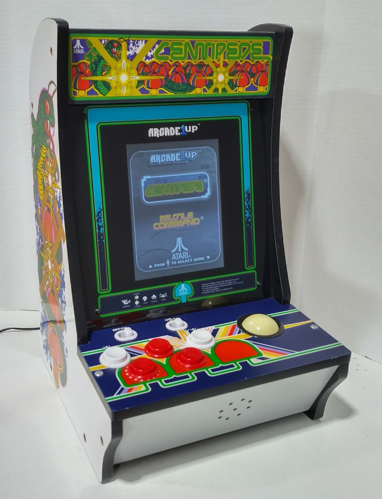 Arcade1Up Centipede and Missile Command by Atari Tabletop Arcade Game Tested