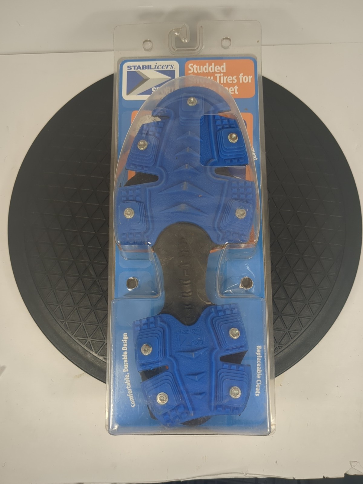 Stabilicers Sport Large Blue Walking Hiking Running Traction Cleats