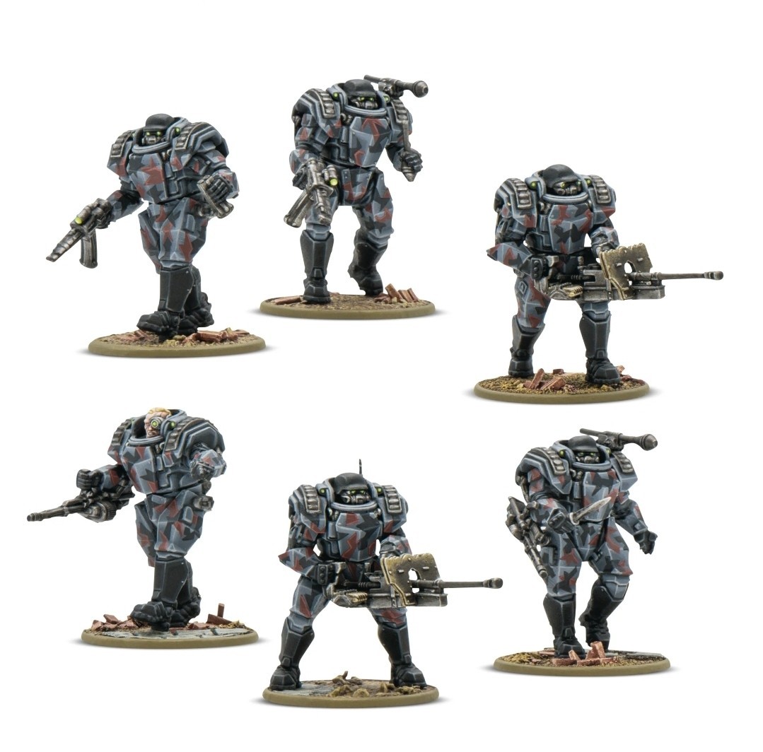 Warlord Games Konflikt 47 Axis Stahltruppen X6 (2 Sprues) & Transfers