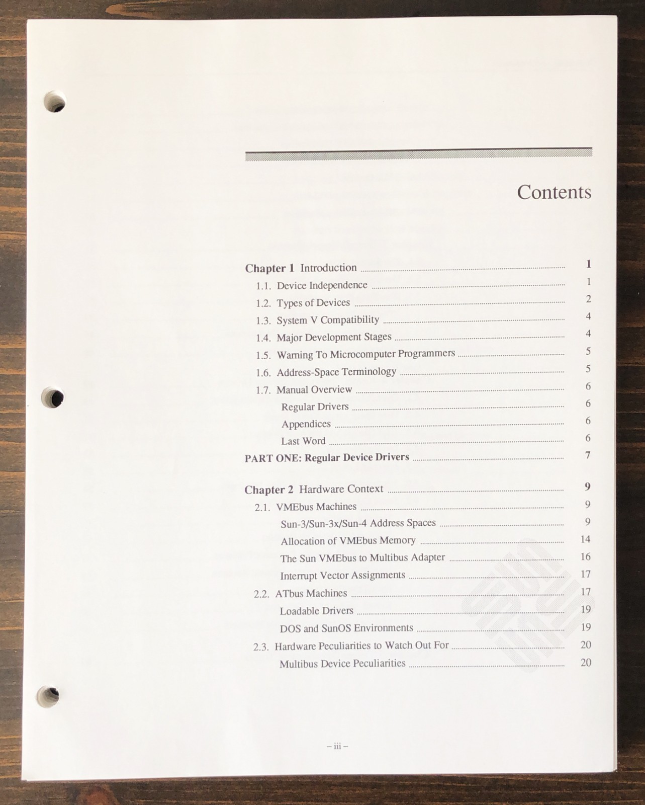 Sun Microsystems - Writing Device Drivers Manual (1990)