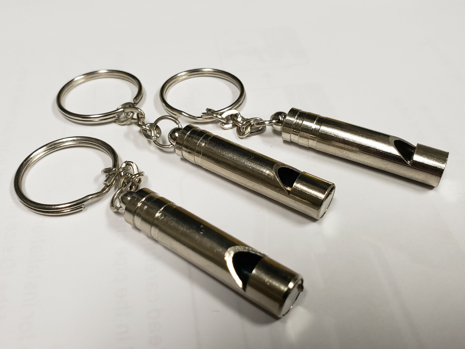 Set of 3 Keychain Dog Whistles Perfect for Pet Training or Personal Safety NEW!!