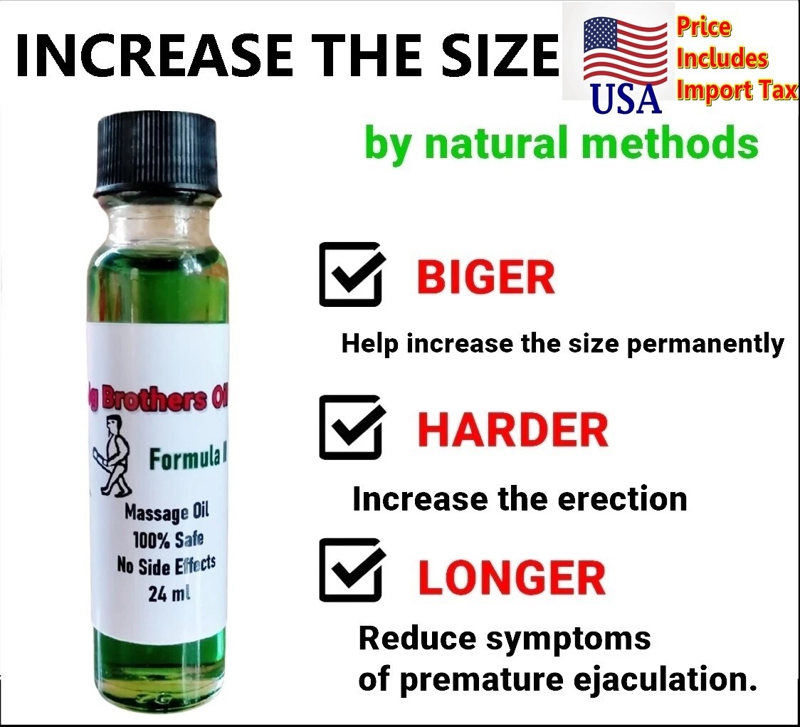 N95 MALE MEN ENLARGER GROWTH OIL BIGGER GROW LONGER HARDER THICKER SIZE 24 ml