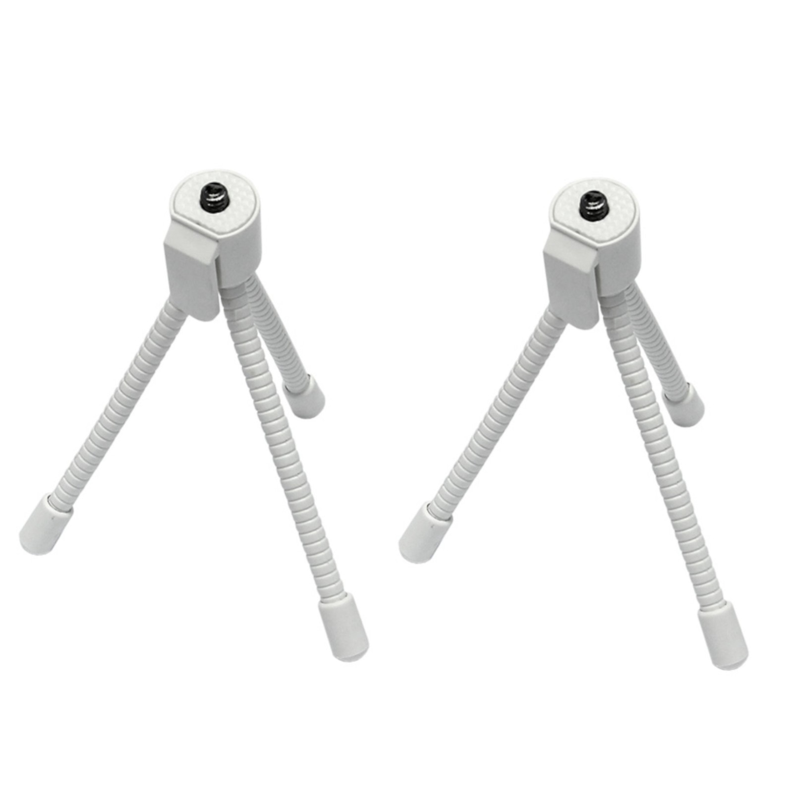 MaximalPower Flip Video Flexible Mini Tripod for Camera Camcorder (White)