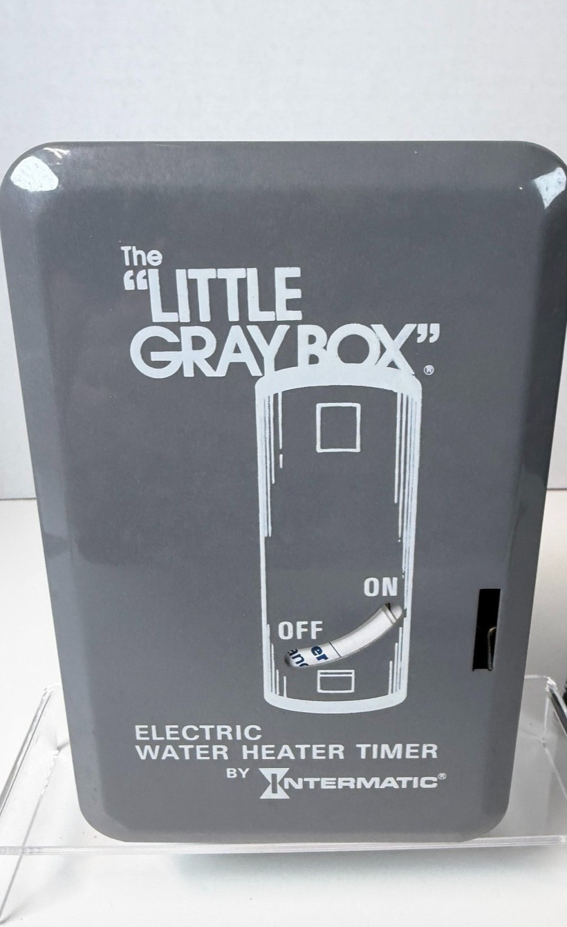 Intermatic WH40 Little Gray Box 40A Water Heater Timer Untested w Hardware