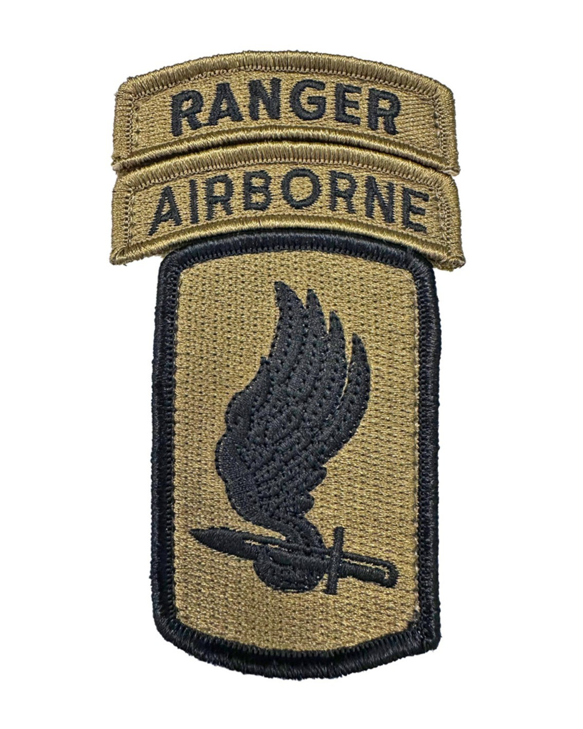 173rd Airborne OCP Patch w/ Airborne & Ranger Tab w/ Hook Fastener (each)