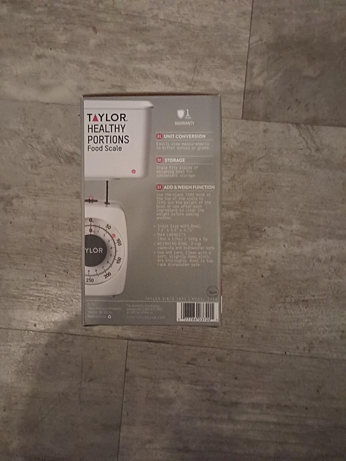 Taylor 3720 Light Duty Analog Portion Control Scale