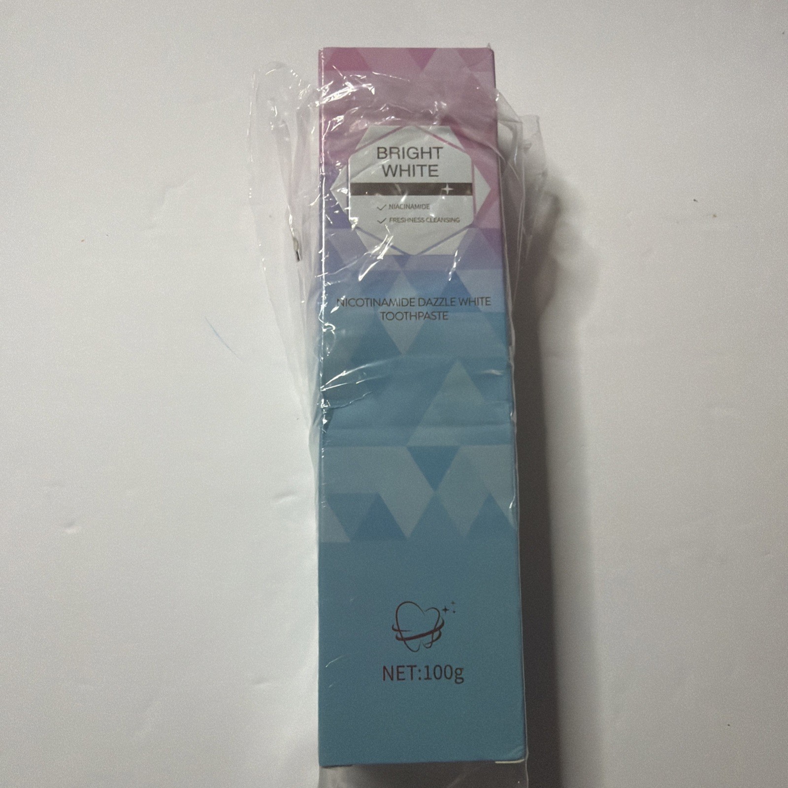 Bright White Nicotinamide Dazzle Whitening Toothpaste 100g Oral Care Exp 6/1/29
