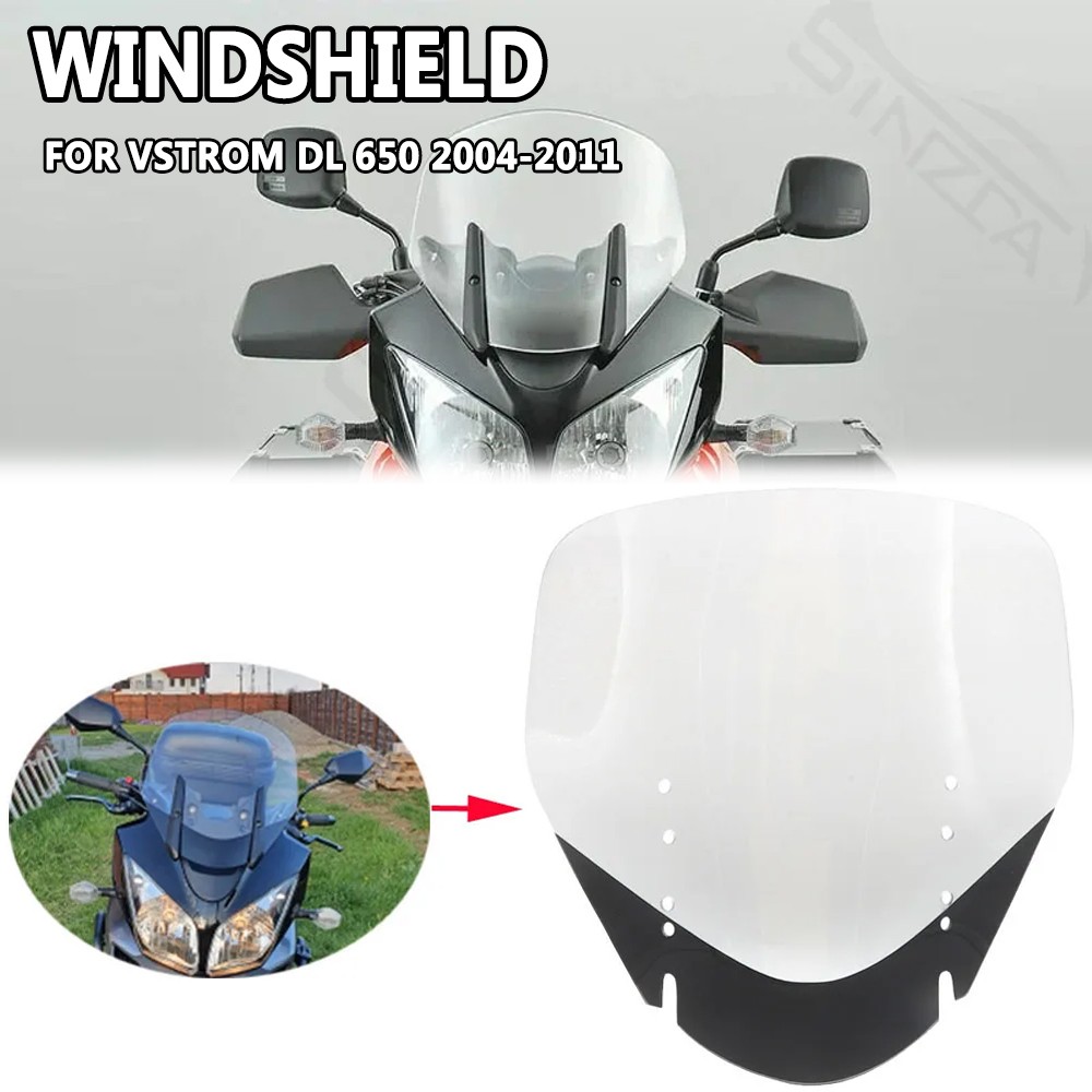 For Suzuki Vstrom DL650 2004-2011 Windscreen Windshield Wind Deflector Fairing