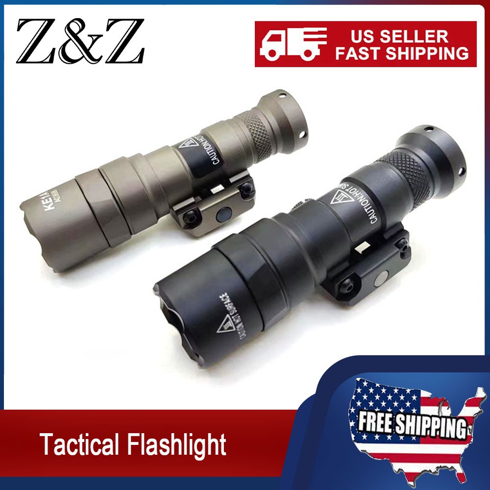For M300B Tactical Weapon Light LED Flashlight Picatinny w/ Remote Switch US