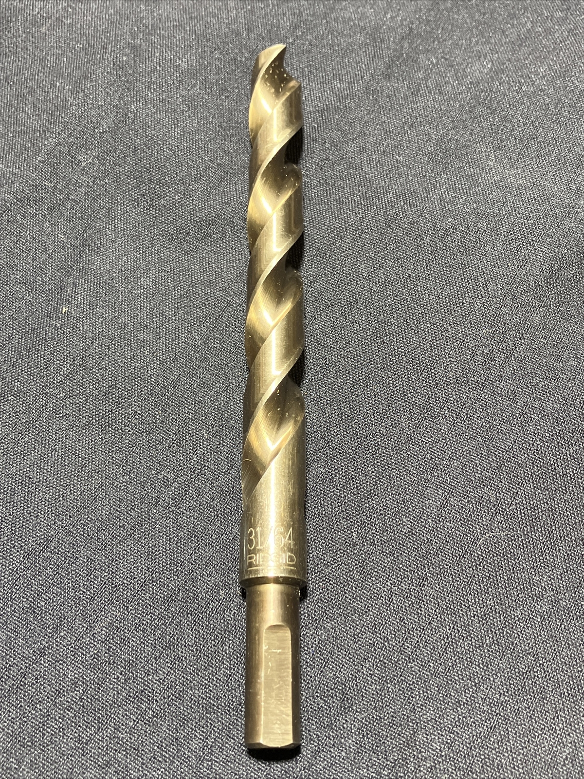 Ridgid Brand  31/64" High Speed Steel Reduced Shank Drill Bit