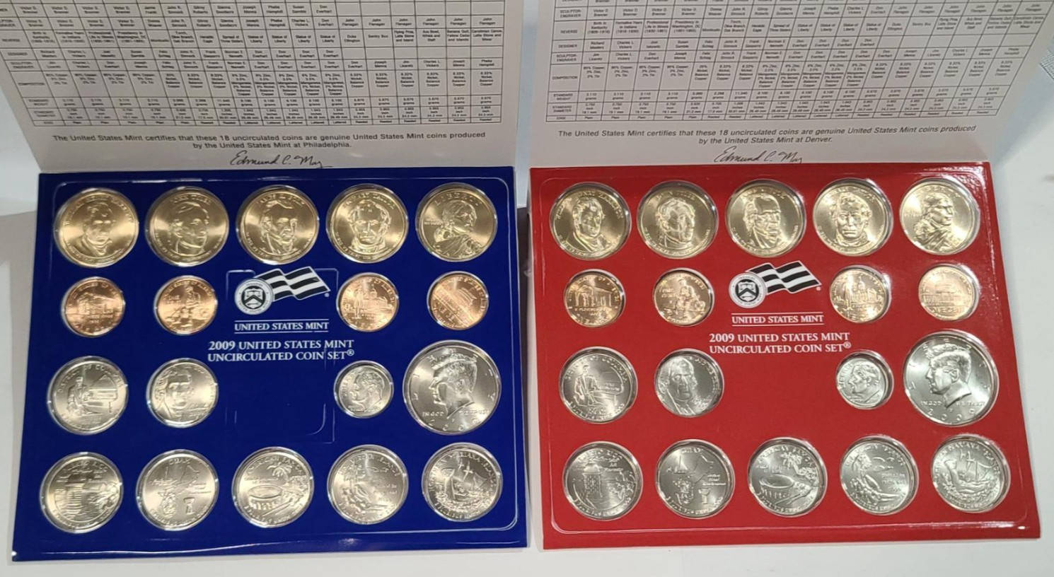 2009 U.S. Mint Uncirculated Coin Set with Box *JE