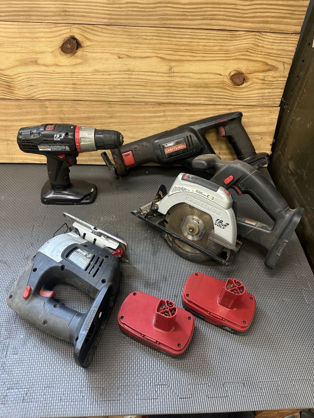 Craftsman 19.2v Tool Lot Tested Good