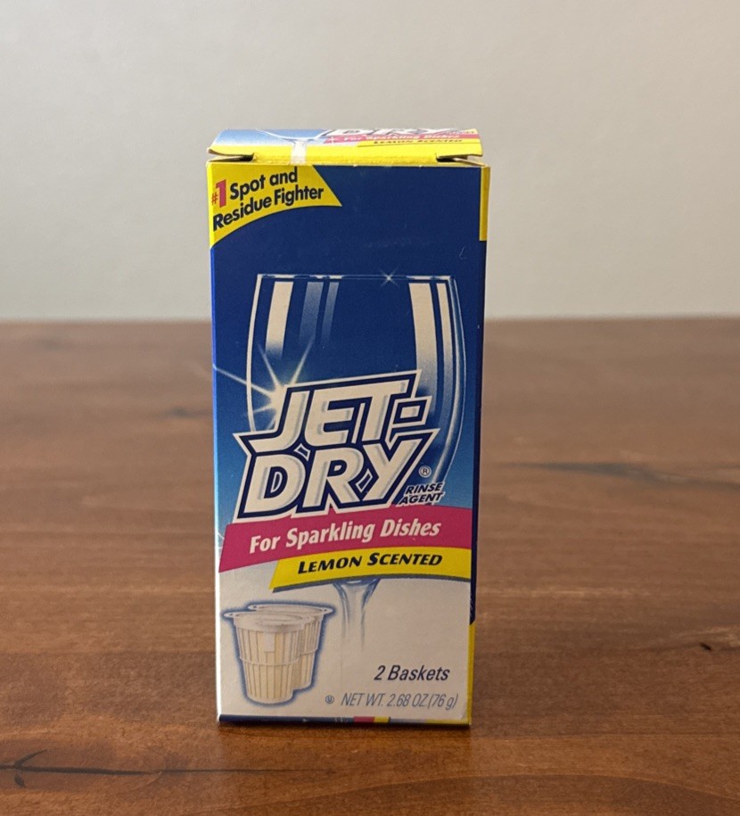 Jet Dry Rinse Agent Baskets Lemon Scented for Dishwasher 2001 NEW