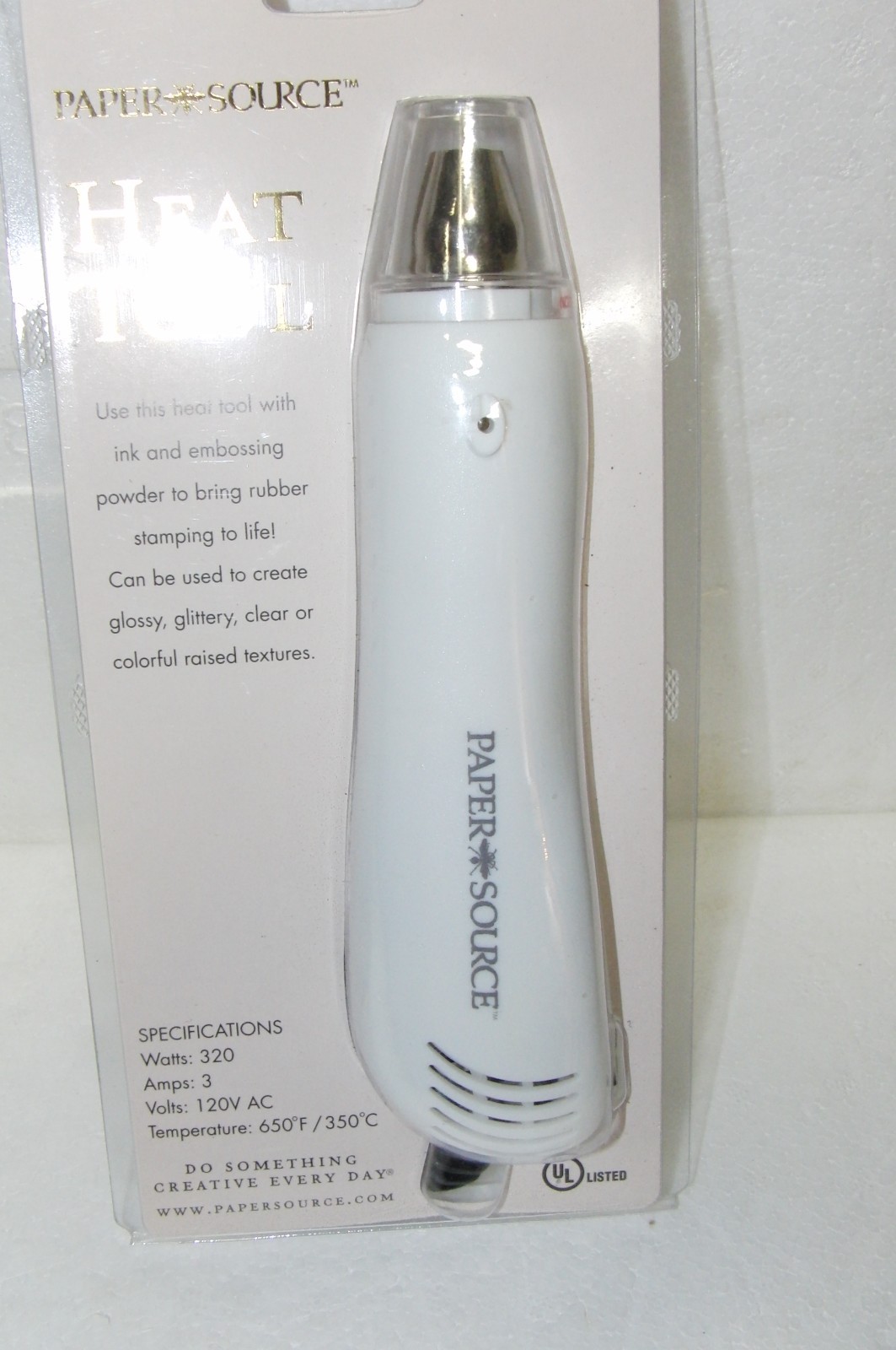 Paper Source Heat Tool Embossing Scrapbooking Crafts NEW $23.95