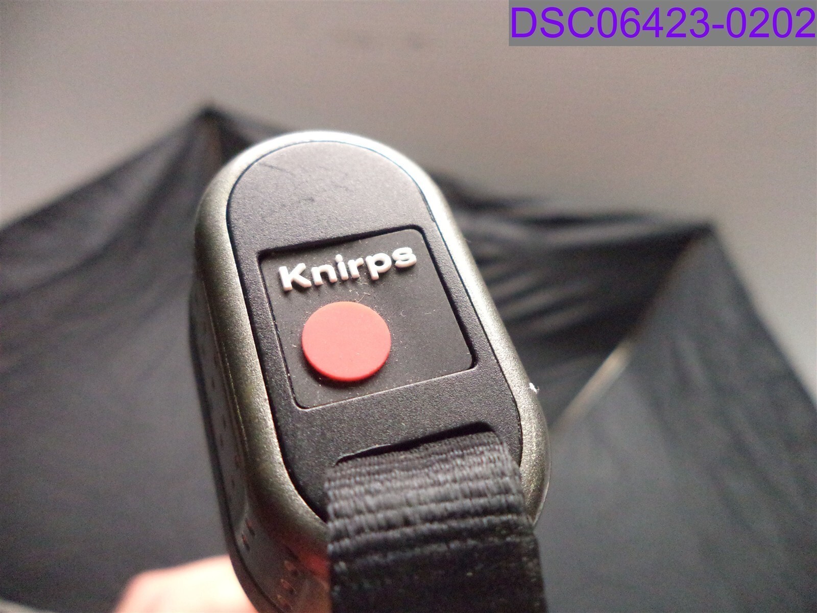Used Qty = 2: Knirps Black Umbrella 30" Diameter Opened