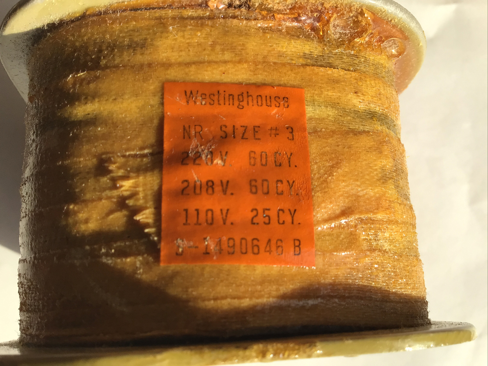 Westinghouse Relay Coil S1490646