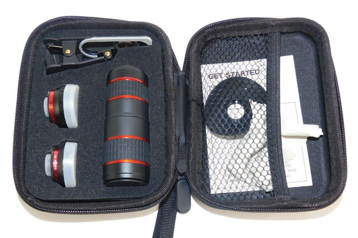 KNGUVTH 5-in-1 Telephoto Lens Kit - Universal Clip