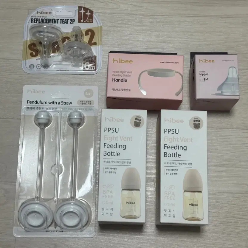 New Baby Bottle and Straw Set (Bulk Sale)