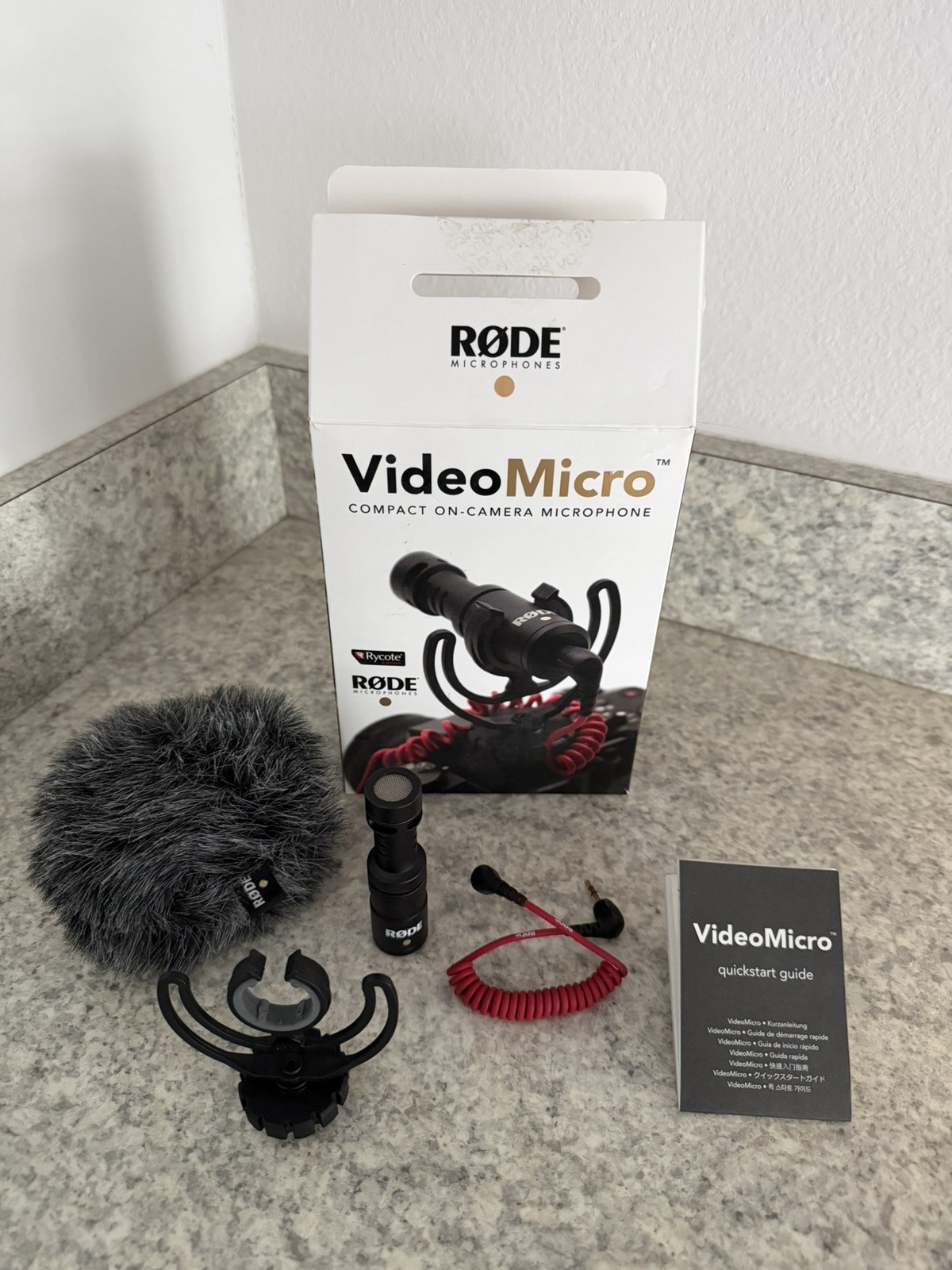 Rode VideoMicro Compact On Camera Microphone Open Box