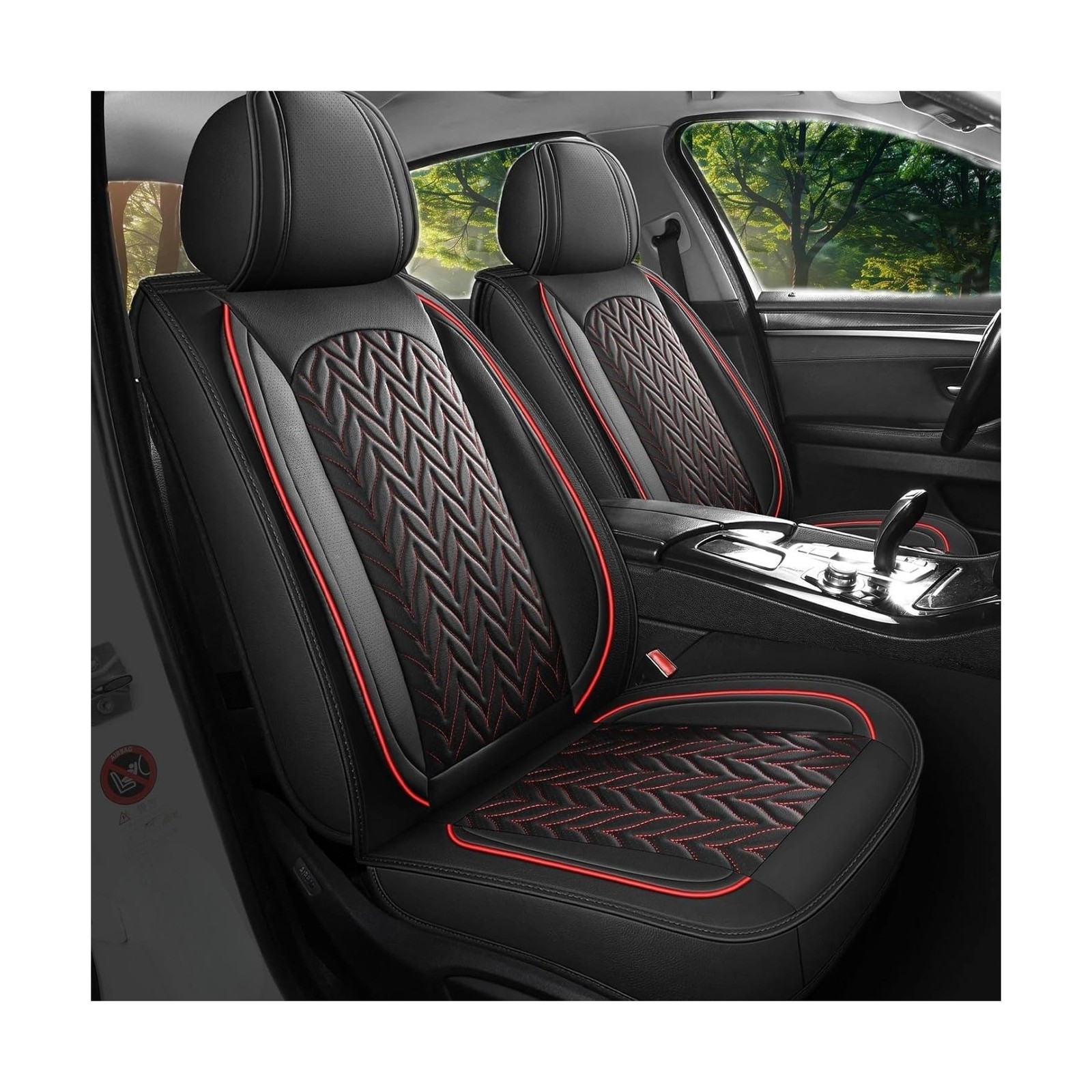 MIROZO F-150 Seat Covers,Leather Truck Seat Cover Waterproof Car Seat Covers ...