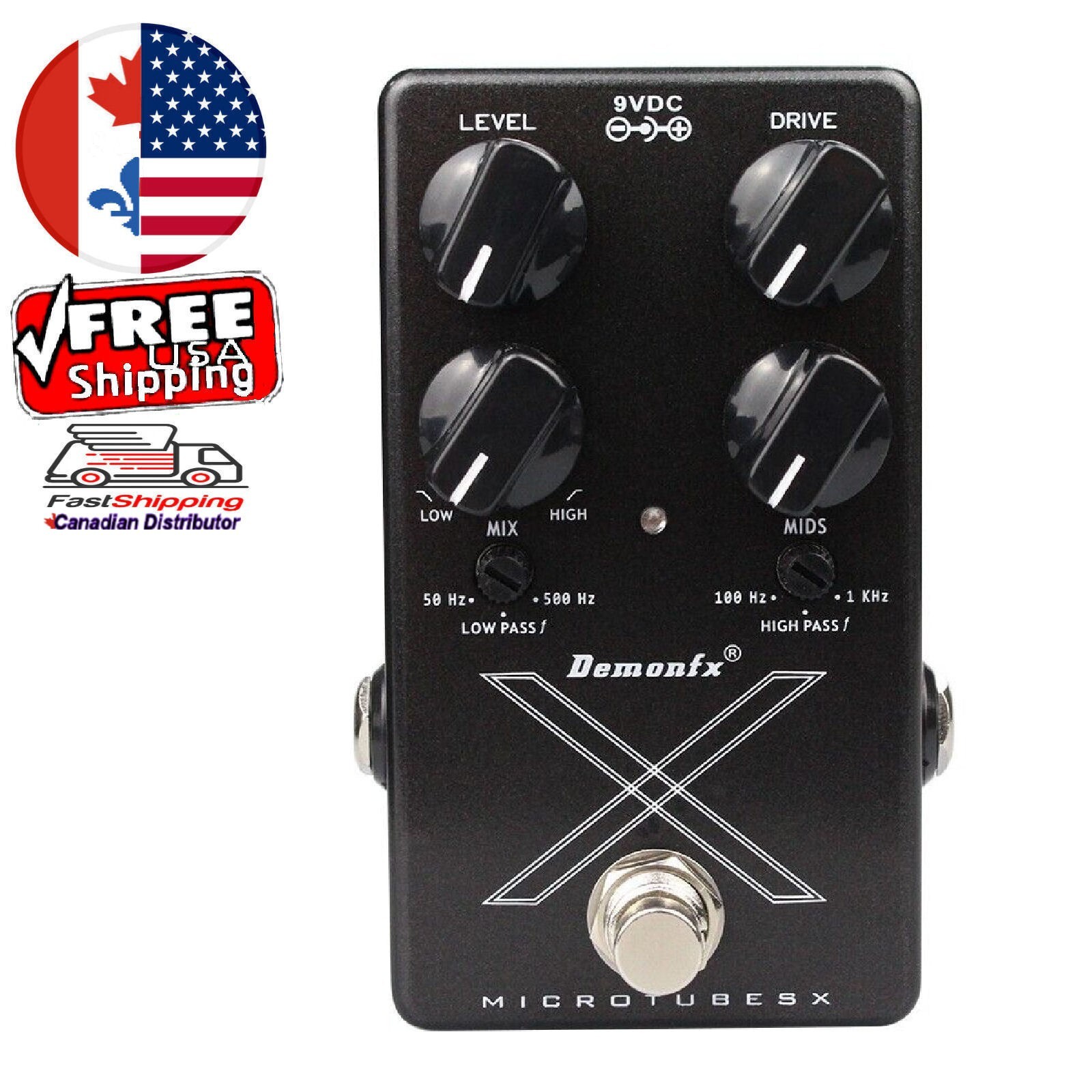 Demonfx  MICROTUBES X FACTOR Bass Boost/Overdrive Fast US Ship FREE   CA