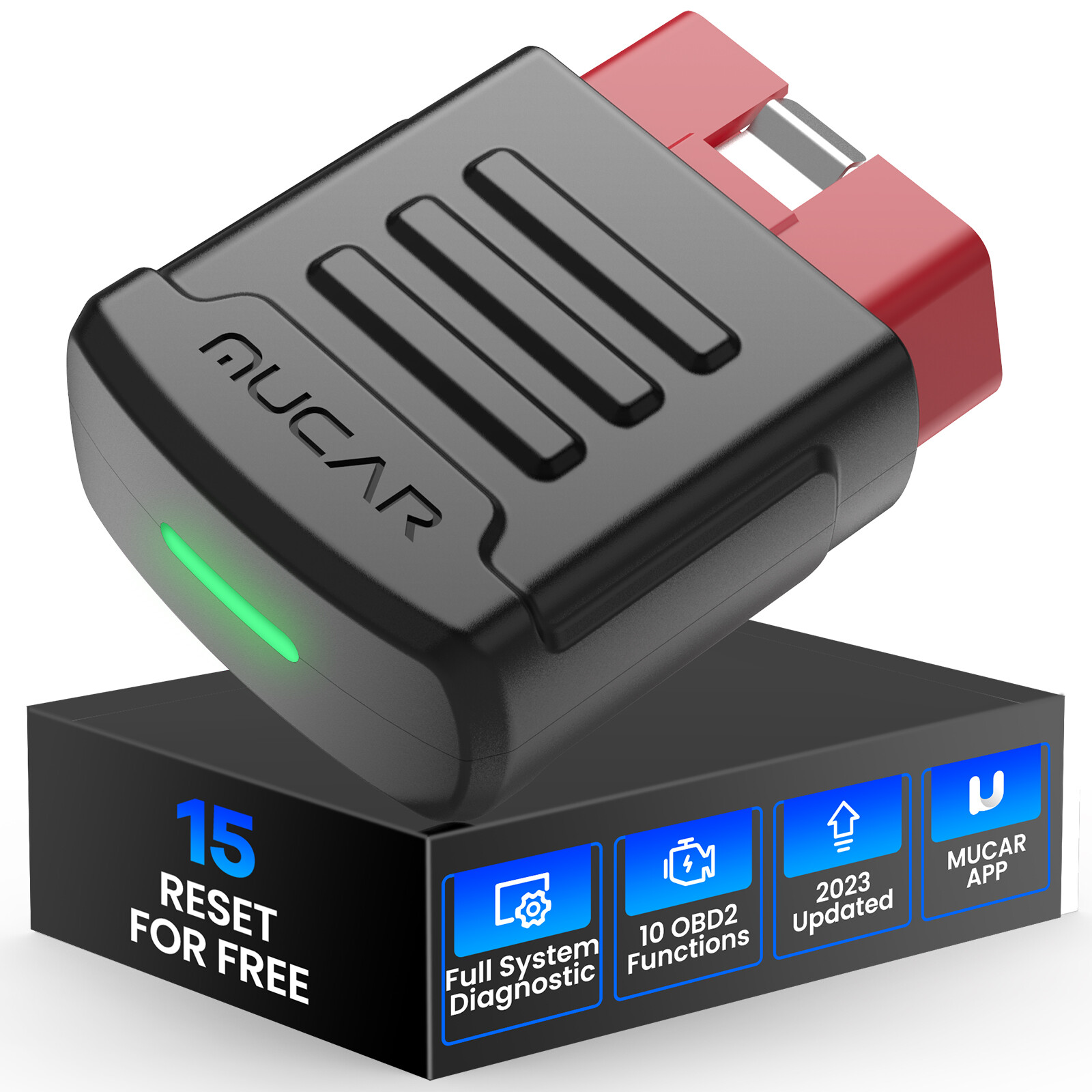 MUCAR BT200 Pro All Cars Full System OBD2 Diagnostic Tool 15 Resets For All Auto