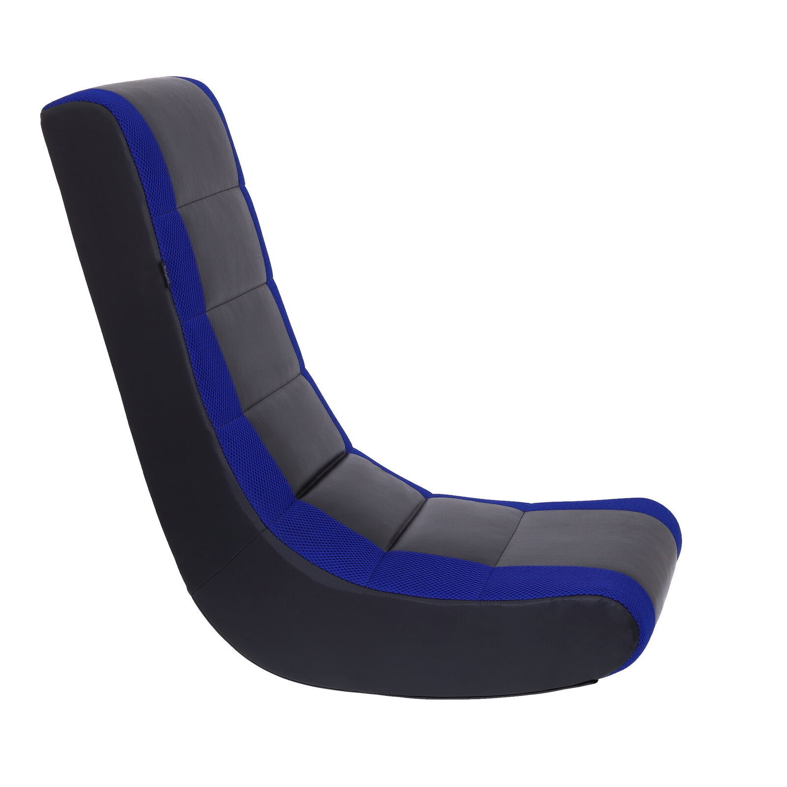 Kids Teens Classic Video Rocker Gaming Chair Faux Leather Mesh Bedroom Comfort