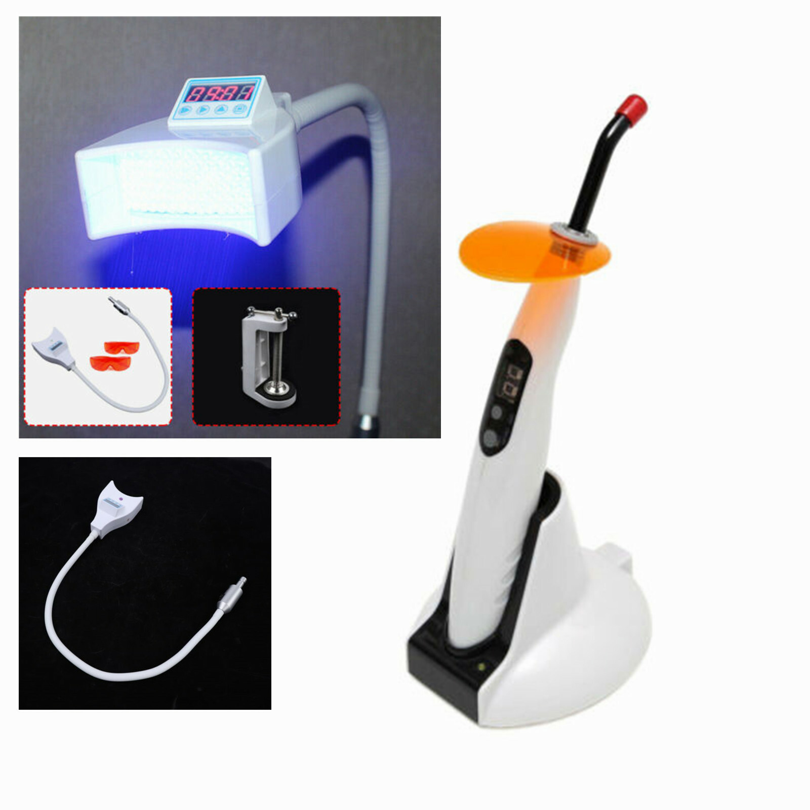 Dental Wireless Cordless LED Cure Curing Light Lamp 1400mw 5W Tool Resin Cure