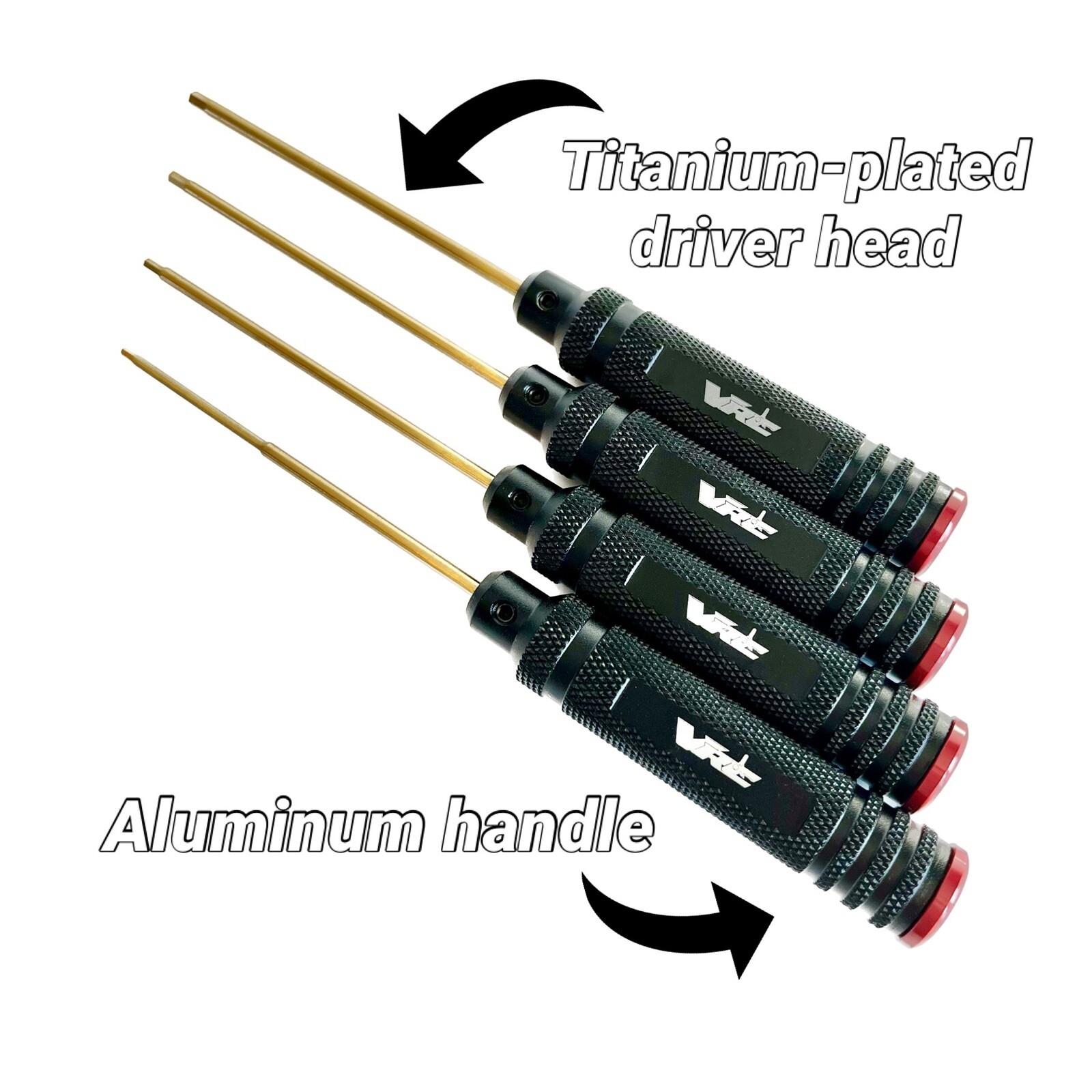 4pc Hex Tool Metric Screw Driver Set 1.5mm 2.0mm 2.5mm 3.0mm -Vengeance RC- VRC