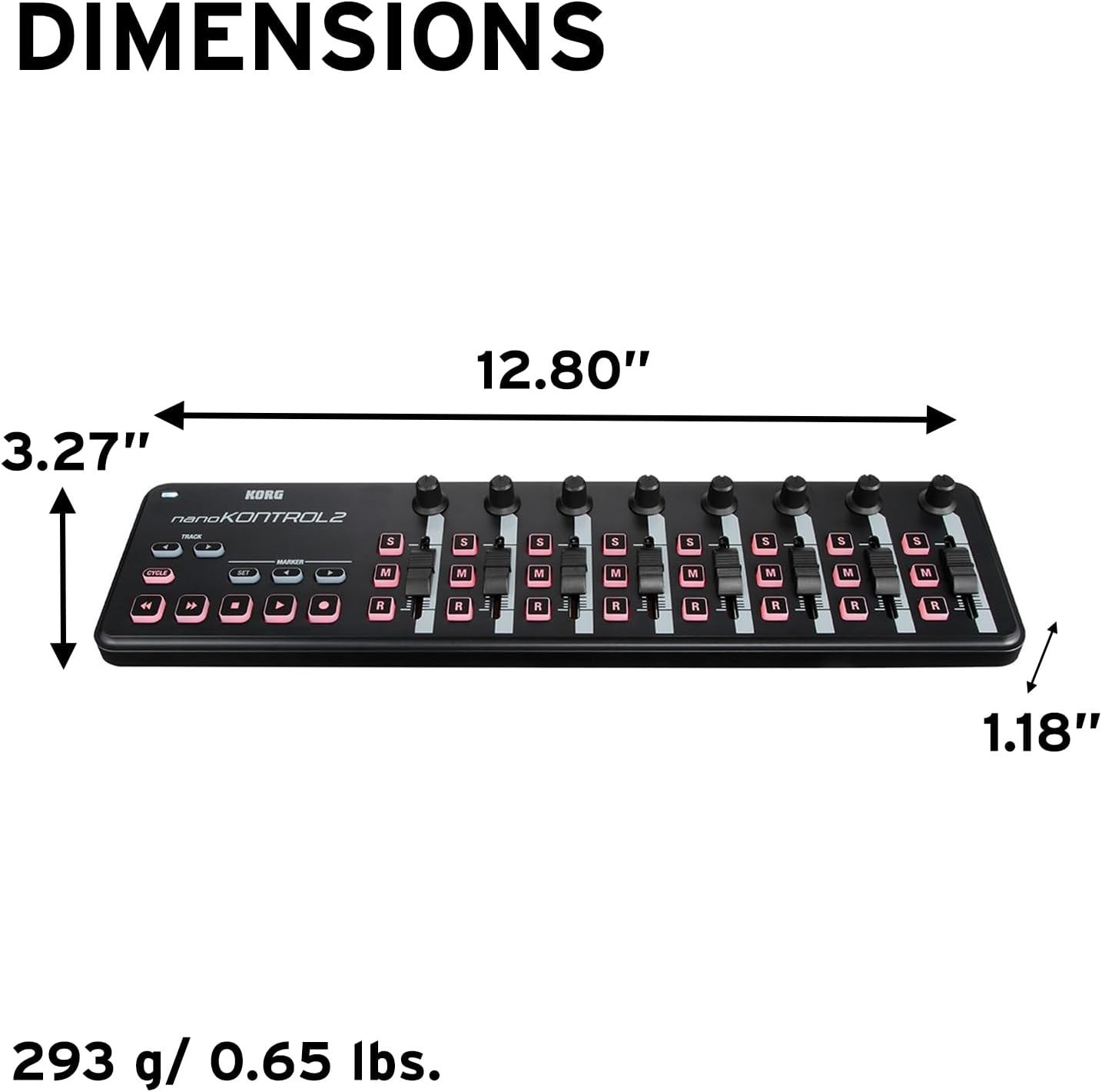 nanoKONTROL2 USB Control Surface, Black