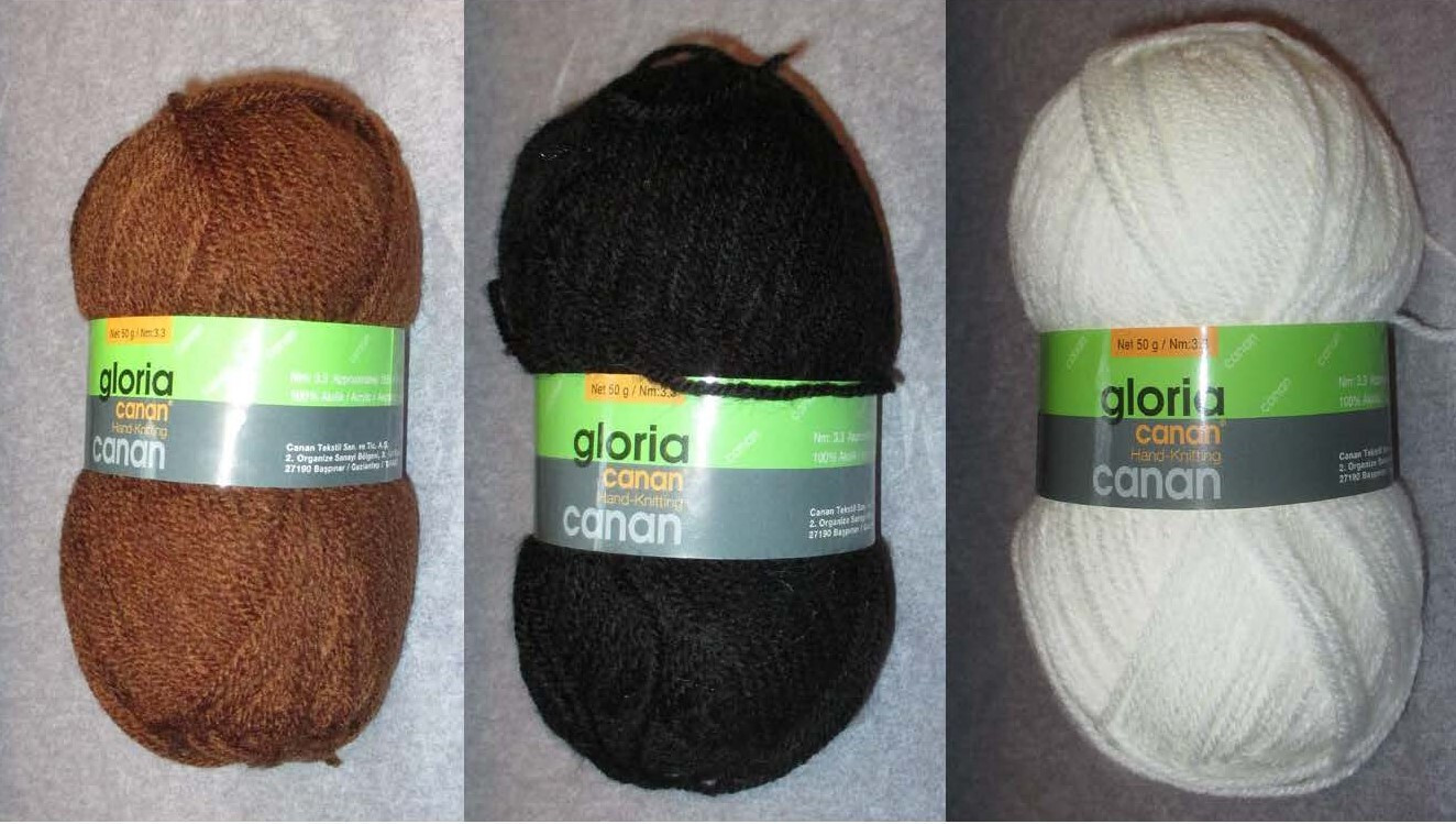 Gloria Canan 50 g 1.75 oz Skeins of Yarn #3 Light New - Choice of Color