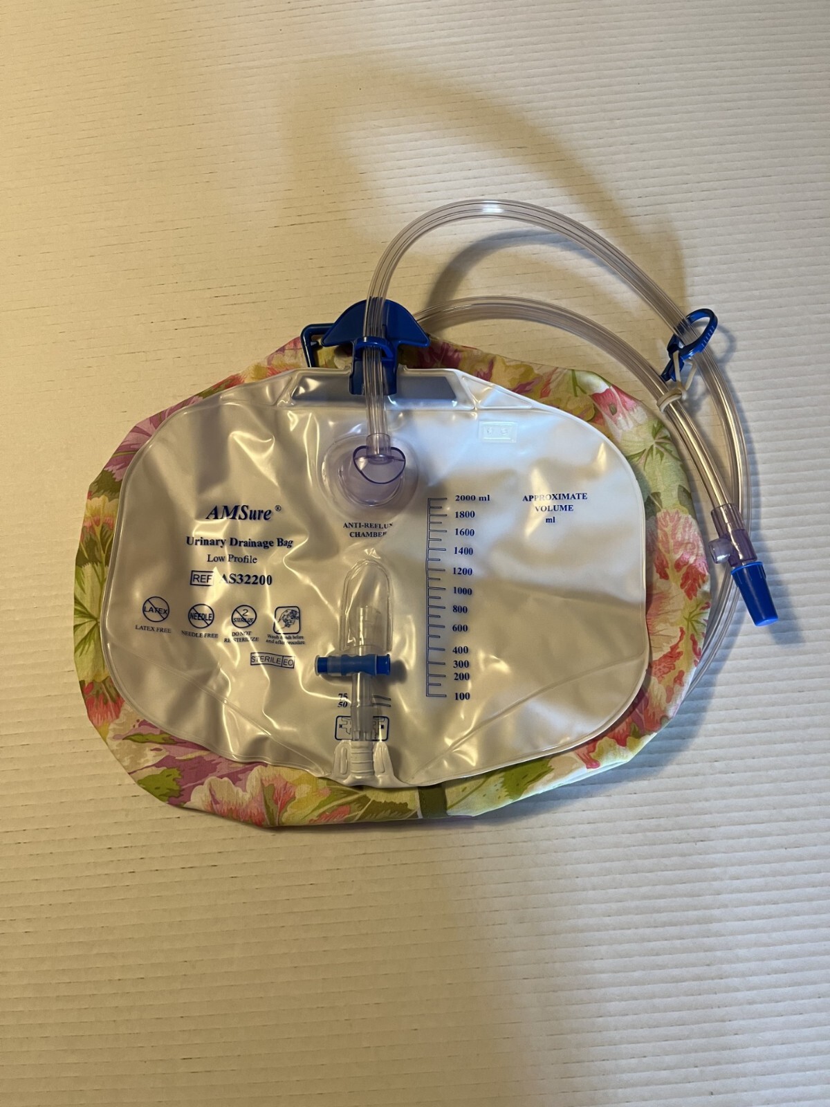 Catheter urinary drainage bag cover, fits 2000ML bag (GPY)