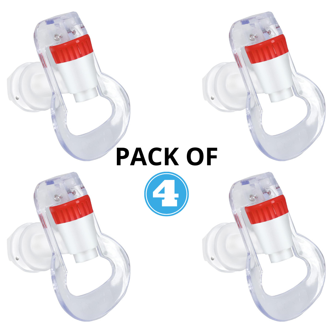 Water Cooler Replacement Faucet – Water Spigot (4 PACK-RED)
