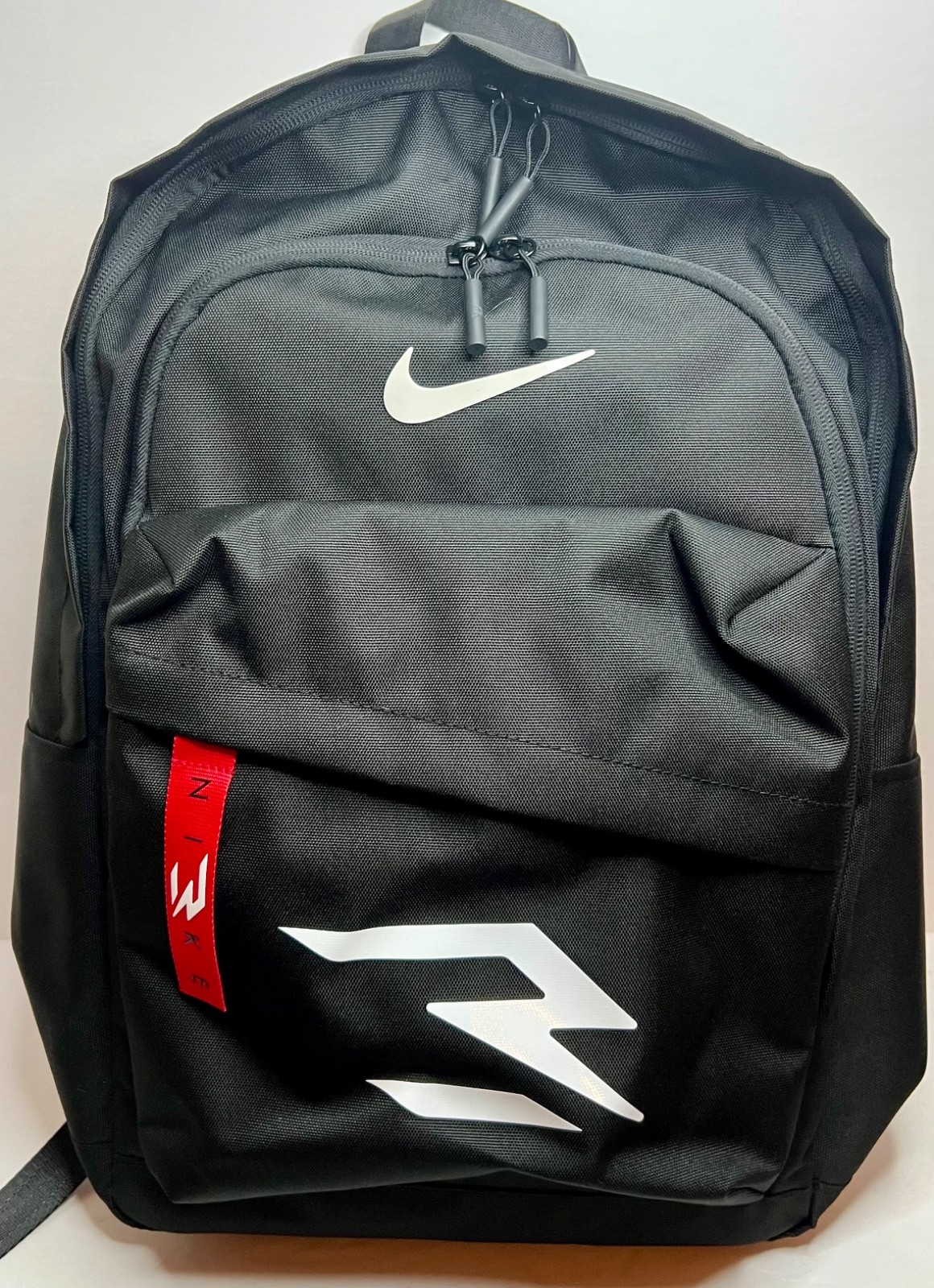Nike 3Brand Black Backpack Book Bag 9AT037-023 15" Laptop & Bottle Pockets New