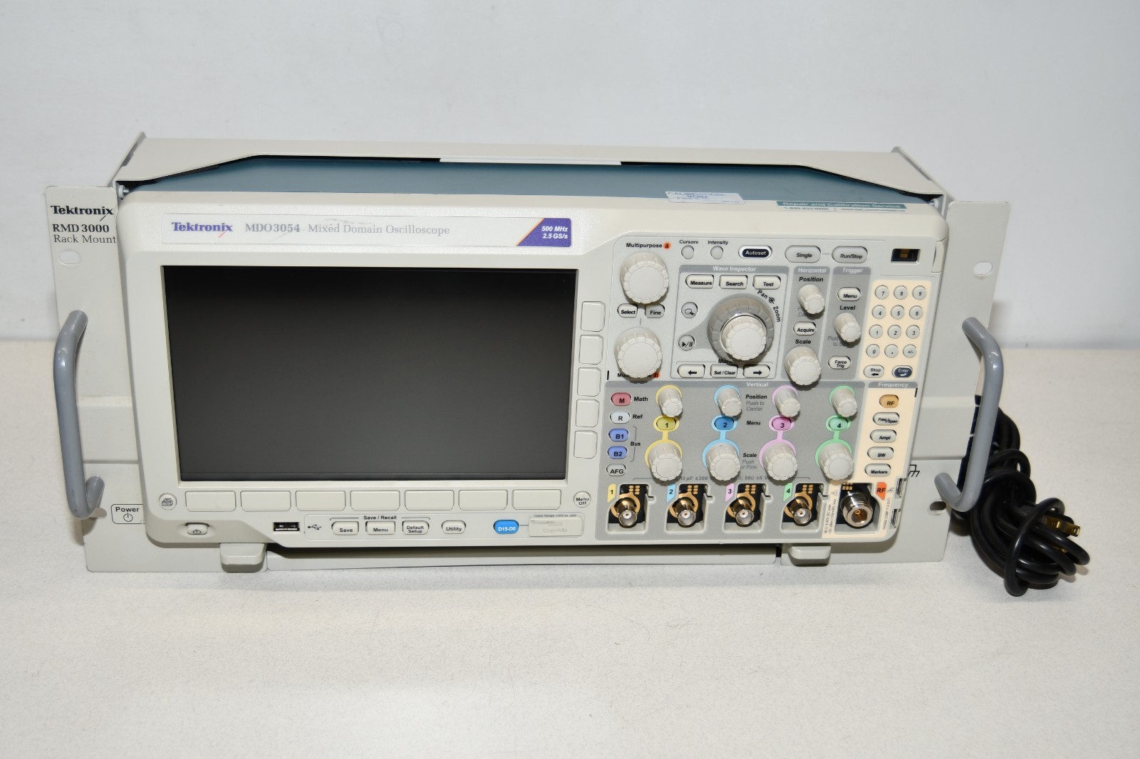 ^ Tektronix MDO3054 500 MHz 2.5 GS/s Mixed Domain Oscilloscope #X8147