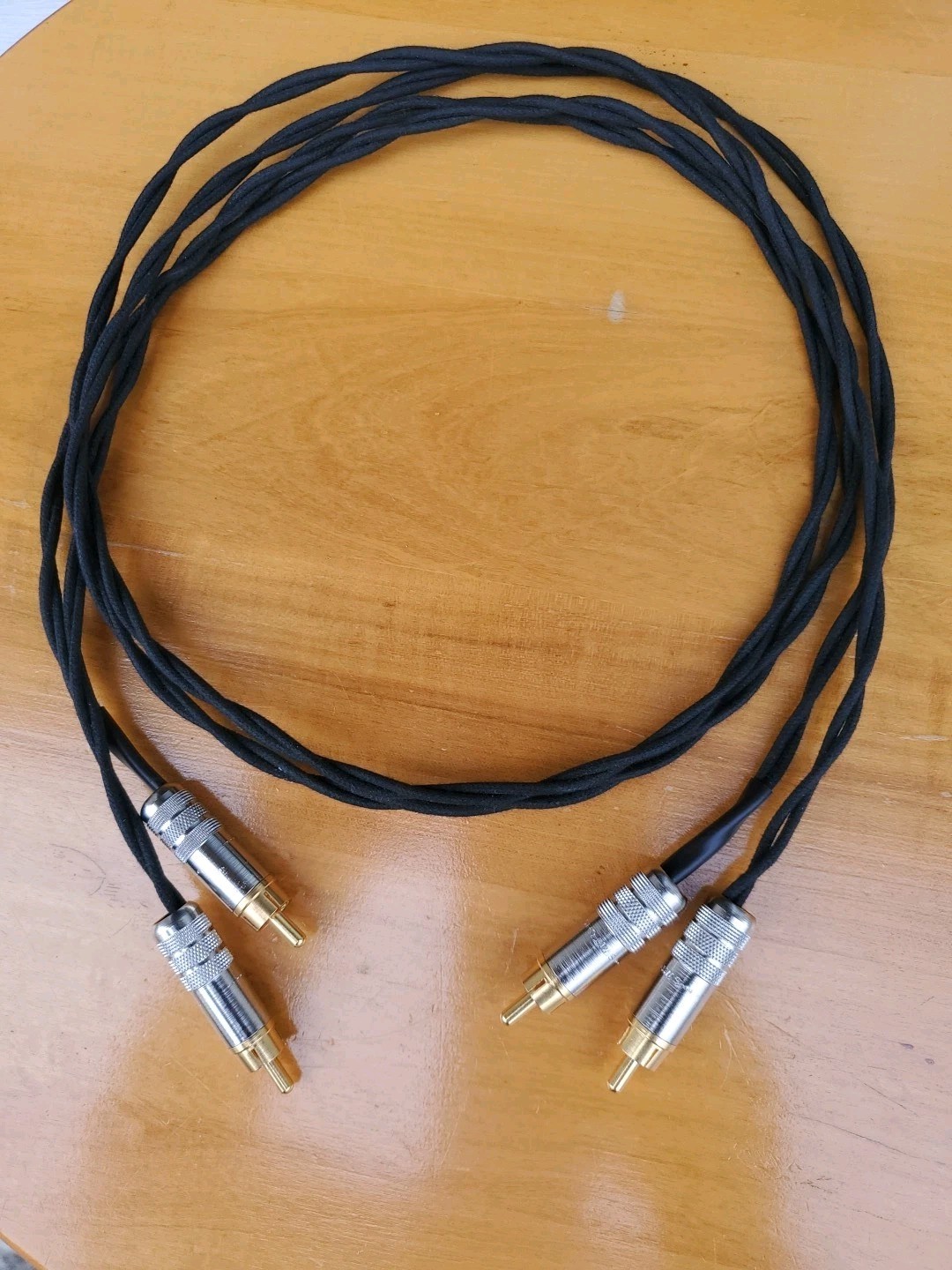 Genuine Duelund 16GA 1 Meter RCA Interconnect Cables