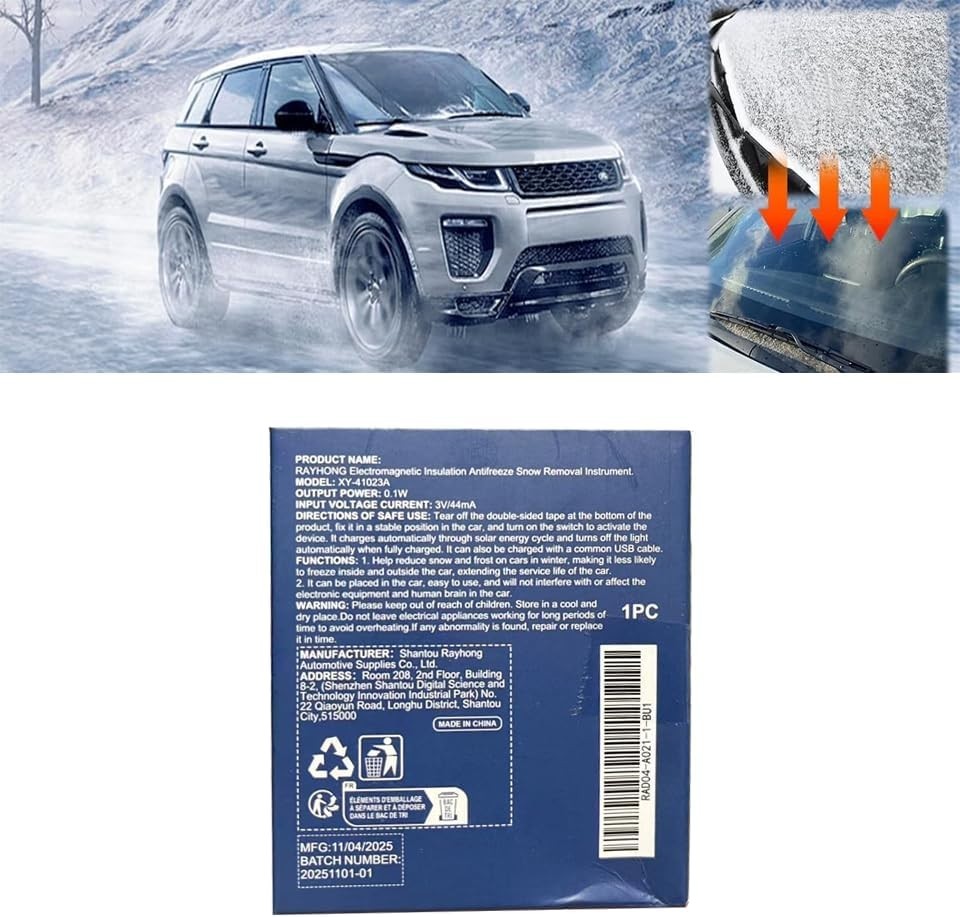 4 Pcs Electromagnetic Anti-freezing Device,electromagnetic Car Snow Removal
