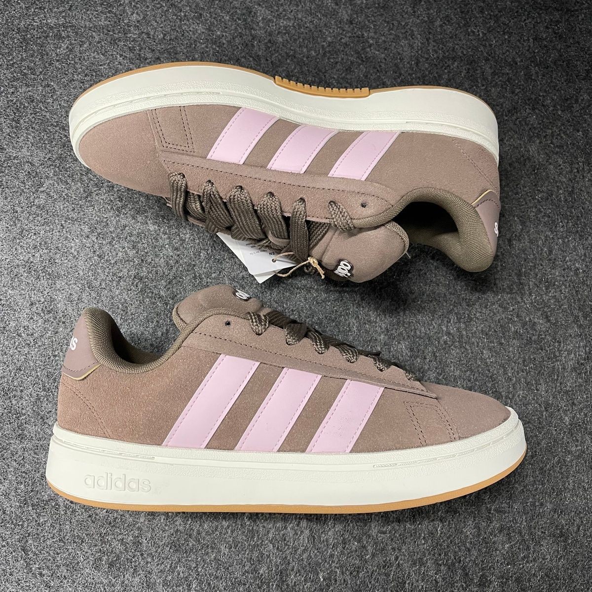 ADIDAS Grand Court Alpha 00s Shoes Women's Size US 9 Brown/Pink JR0541