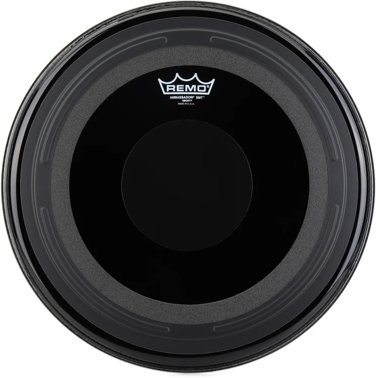 Remo Ambassador SMT Ebony Tom Drumhead - 16 inch