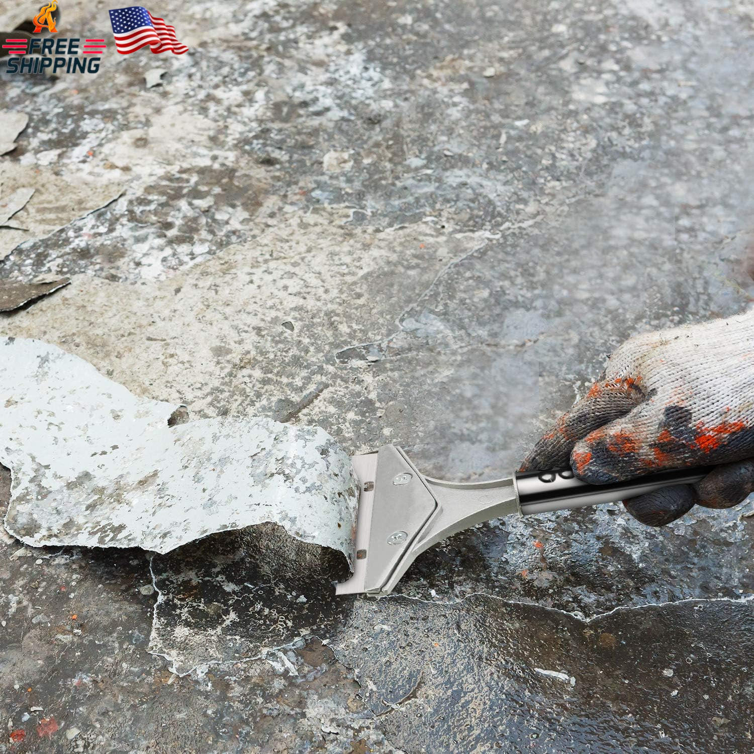 Mudder 4 Inch Razor Blade Scraper Tool Wallpaper Floor Tile Paint Removal Smooth
