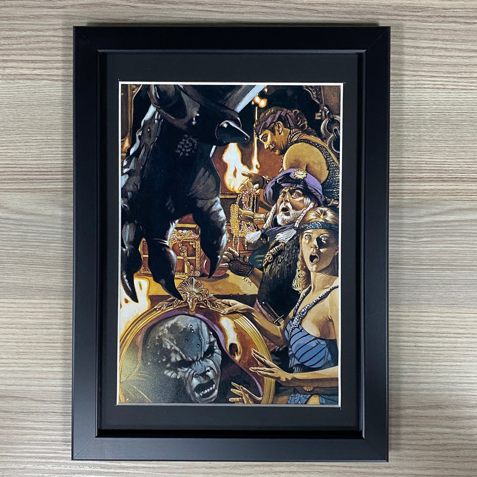 A HORRIBLE MISTAKE FRAMED ART DUNGEONS & DRAGONS GARY GYGAX D&D TSR RPG