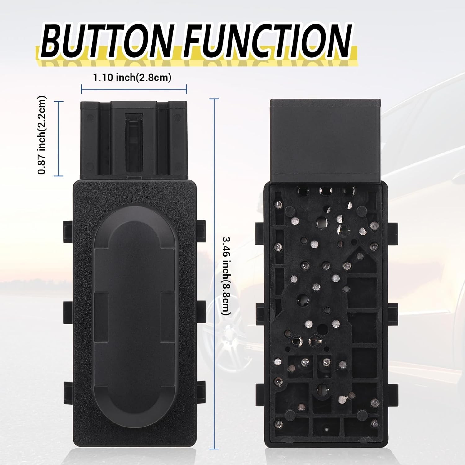 6 Way Driver/Passenger Side Power Seat Adjustment Switch Fit for Ford,