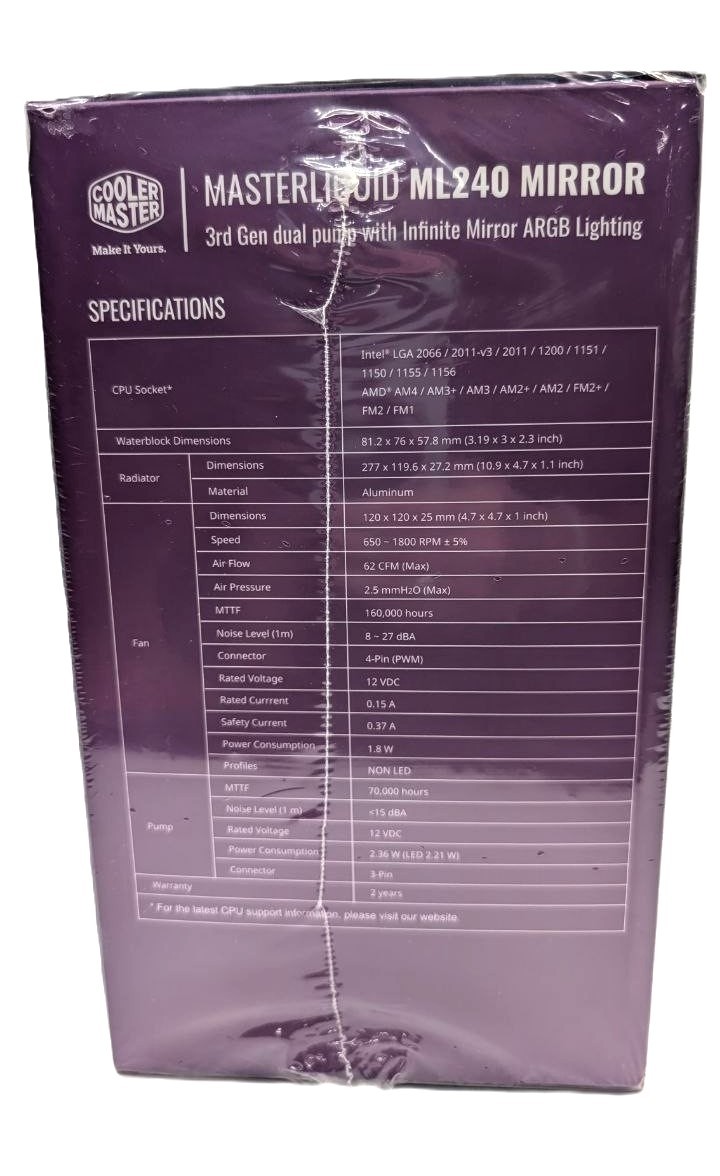 Cooler Master MasterLiquid ML240 Mirror