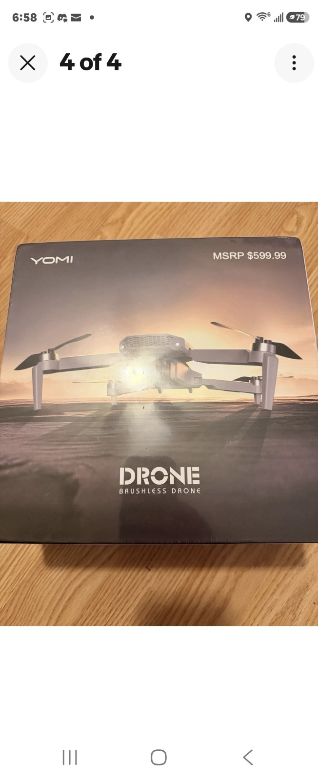 YOMI YM-0599 Ready to Fly Brushless Drone with Controller, Model & MPN YM-0599