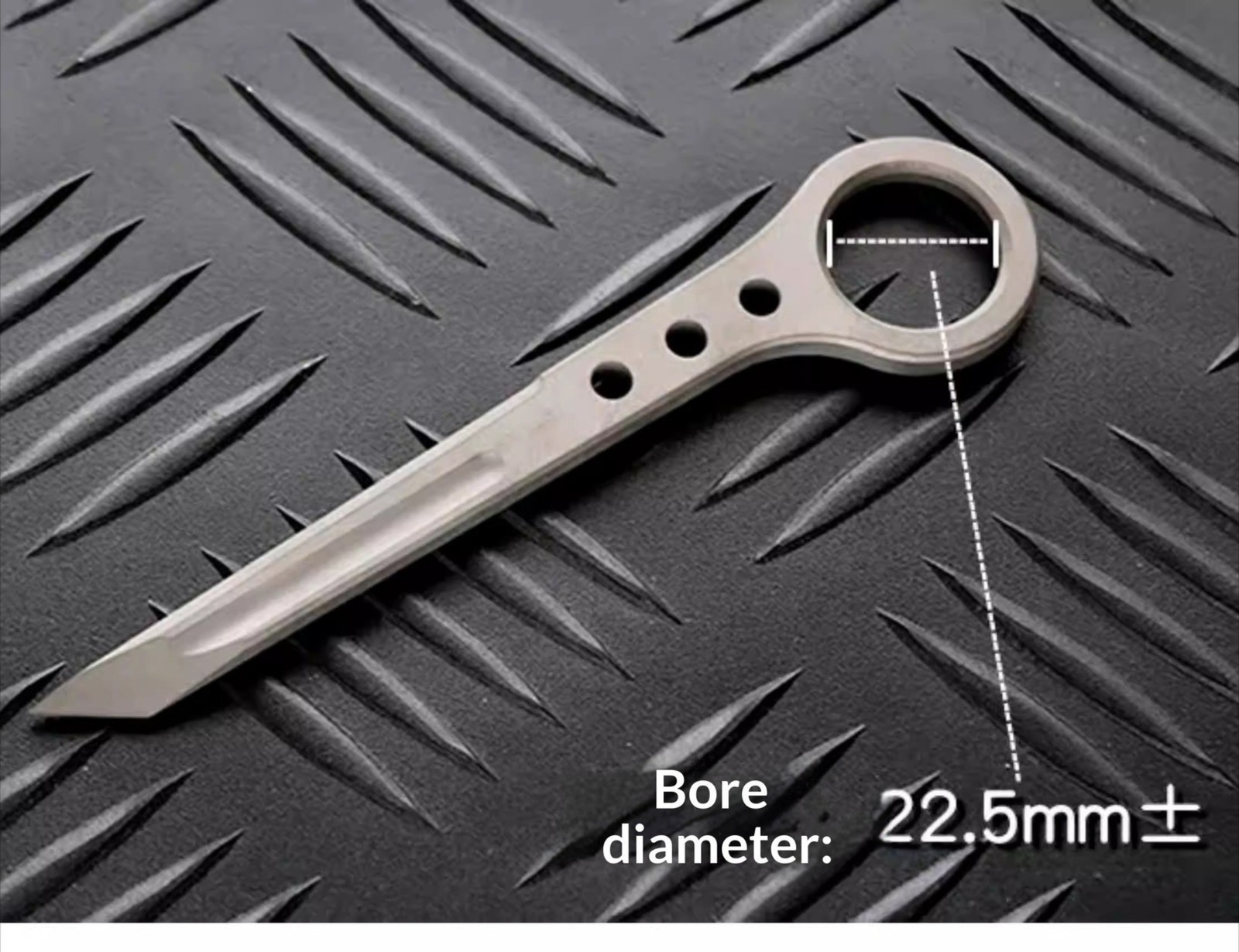 TC4Titanium Alloy Pry Bar AFK Tool EDC Multi Tool Lightweight Durable