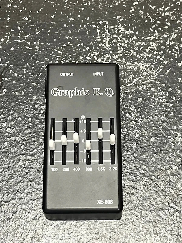 In-Line Effects Xe 608 graphic eq Effects Pedal 1980s MIJ