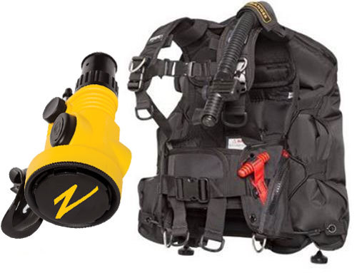 Zeagle Ranger Jr BC Vest w/Octo Z II Integrated Octo/Inflator & Free BC Hanger