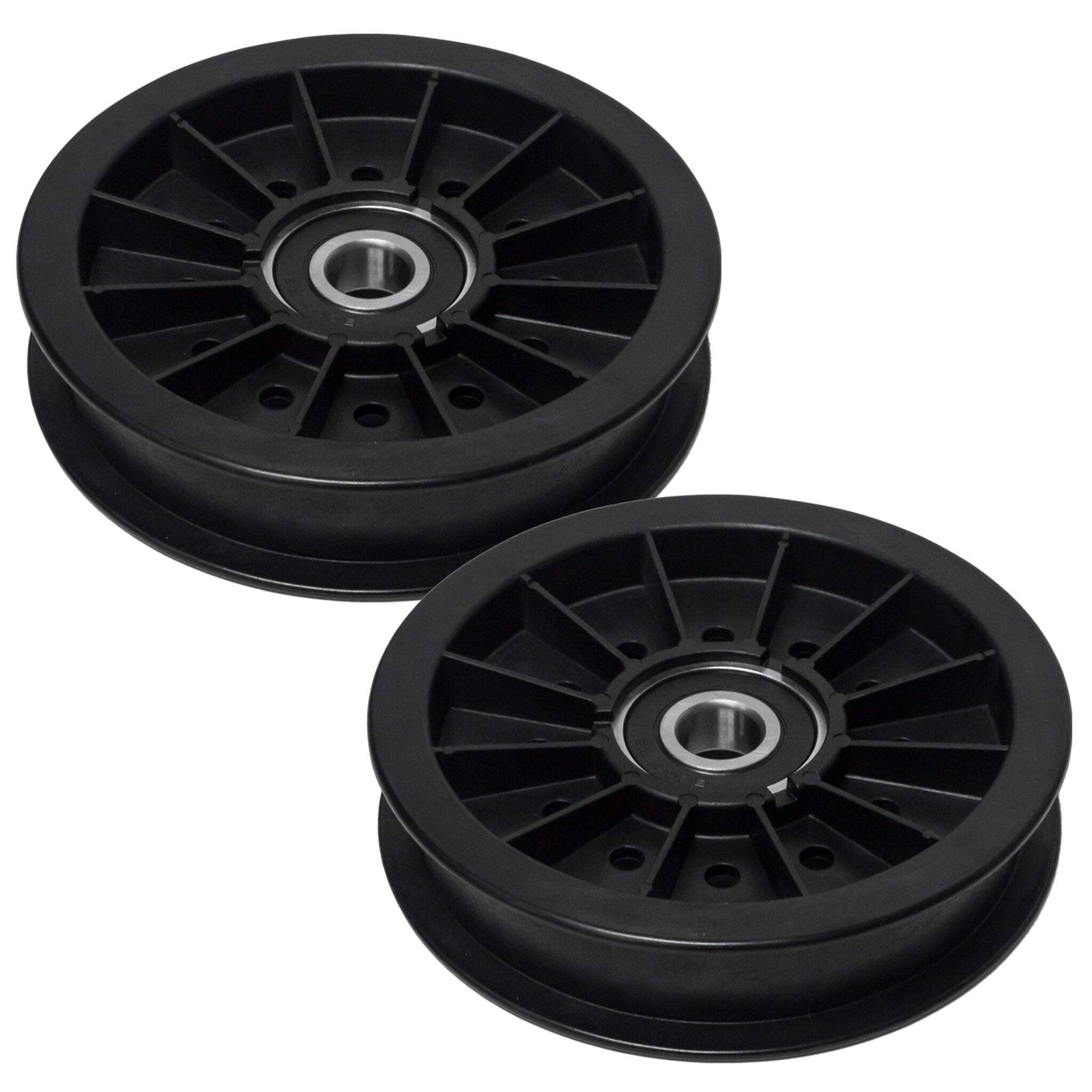 2PK Flat Idler Pulley for Exmark Lazer Z AS AC S X E Series Z-Master 109-8076